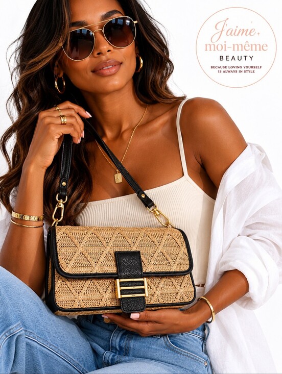 Divina Firenze Handbags - Portofino Coastal Italian Leather Woven Luxe Shoulder Bag